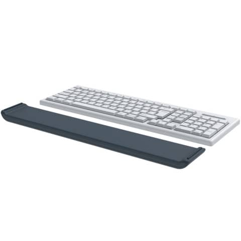 Poggiapolsi regolabile per tastiera a 2 altezze Leitz Ergo grigio scuro 65230089
